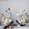 Arts and Crafts Nordic Circus Clown Resin Resin Decoration Decoration Livin Room Porche Office Office Decoration Maic Acrobatie Clown Statue L49