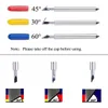 5Pcs 30/45/60 Degree Vinyl Cutter Engraving Machine Blades Cutter Replacement For Graphtec CB09 Vinyl Cutter Plotter Handle