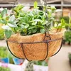 8-18 Inch Hanging Basket Liner Round Coconut Liners for Planters 100% Natural Coco Basket Replacement Outdoor Garden Accessories