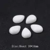 10x14mm su damlası şekli doğal taş cabochons boncuklar, iğne işi için kristal opal chalcedon cabochons diy takı yapımı