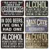 Retro Vintge Plate Funny Beer Metal Metal Sign Vintage Sign Sign Alcohol Drinker Sign para Bar Pub Club Man Cave Cozinha Decoração de parede
