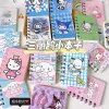 Anteckningsböcker 10st Pochacco Kuromi My Melody Cinnamoroll A7 Coil Book Cartoon Notepad Portable Mini Notebook Student Stationer Studery Wholesale