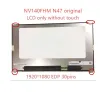 Schermata per BOE NV140FHMN47 NV140FHM N47 Schermata LCD Matrix per laptop 14.0 "FHD 1920x1080 30pin Screen