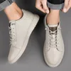 Chaussures décontractées de haute qualité 2024 Cuir masculin Cuir Menti