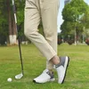 Chaussures de golf, herbe extérieure, anti-skid, chaussures de sport confortables et décontractées, fitness pour jeunes, chaussures de golf et de marche 39-48