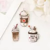 6pcs Coffee Tasse Charms Acrylkreative Krankenschwester für Ohrringschlüsselkettenanhänger Halskette DIY Making