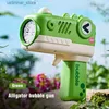 Sable Player Water Fun Bubble Gun Electric Bubbles Machine Maker Blower Toy Automatic Soap Guns Children Children Toys Outdoor Summer Wedding Party Party L47