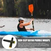 2 Pcs Oars Non- Bike Gloves Kayak Paddle Wraps Paddling Shaft Sleeves Protector Eva