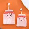 Towel Cartoon Bread Shape Hand Bathroom Hanging Towels Cute Soft Quick Drying Kawaii Kids Bathing Kitchen Wipe Cloth