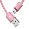 Type C Nylon Braided Micro USB Cables Charging Sync Data Durable Quick Charge Charger Cord for Android V8 Smart Phone 1m 2m 3m