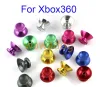 1pair metal joystick caprip cap couvercle de bâton de pouce analogique pour le remplacement de la poule du contrôleur Xbox 360 GamePad