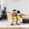 Dinosaurmodell leksaker realistiska spinosaurus figur med rörlig käke pedagogisk dinosaurie leksak kognitiva tidiga lärande leksaker för barn