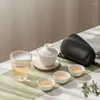 Conjuntos de teaware Gaiwan Gaiwan Infusser tibetano Conjunto de chá de xícaras de chá de café Coffeeware Coffeear filtro de porcelana Kit de viagem de mão