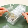 Stobag 100st plast smycken Förpackning Ziplock väska transparent liten vattentät förseglad tjock påse örhängen armband arrangör