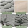 Carpets Embossed Home Bath Water Absorbing And Antiskid Pebble Memory Foam Pad Fashionable Durable Bathroom Decoration