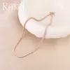 Rakol Zpn144 Moissanit 3mm Tennis Hip Hop S925 Silber 18K Gold plattiert Frauen Männer Halskette Kette Luxusschmuck Großhandel Großhandelspreis