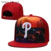 Bollmössor Phillies- P Letter Snapback Brodery Sports Bone Baseball Caps Hip Hop Hats Gorras Bones Män Kvinnor Justerbar Cap 5035