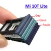 Porta del vassoio SIM originale per Xiaomi Mi 10 Mi10 MI10T 10T Pro Lite SIM Sim Porta di slot per l'adattatore Adattatore Parti di riparazione