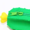 Compact Cactus Stationery Bag Durable Kawaii Silicone Pencil Case Portable Large Capacity School Supplies Storage Box for Home