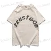 Men's T-Shirts Kids S Ghosts Oversize Men T Shirt Tour Commemorative Printed Retro Loose Harajuku Crew Neck Short Slve T-shirt T240411