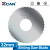 Xcan Saw Blade Clite Saw Saw Blade 32 mm Circular Milling Disc pour CNC Cliting Machine Steel PvC Wood Cutting Tool