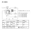 3PCS天井ファンスイッチ3速度4ワイヤーZE-268S1ファンプルチェーンスイッチ交換速度制御スイッチシャンデリアスイッチ