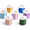 100 Yards 0,2 mm Thread Thread Cordon Filetage de cordon de nœud chinois bracelet de corde tressée DIY BIO