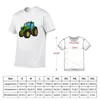 Men's Tank Tops Tractor Green Drawing T-Shirt Man Clothes T Shirt Plus Size Shirts Blank Men