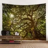 Grand paysage tapisseries arbre tapisserie nature mur suspendu plage picnic rus tente endormi tampon à la maison couvre-draps de couvre-draps couvrage r0411