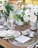 Easter Bunny Flower Butterfly Watercolor Rabbit 4/6/8 stks vierkante servetten Party Bruiloft Tafel Keuken Keuken Dinertafel Nindje