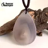 Pendant Necklaces Real Natural Stone Polished Agate Geode Quartz Crystal Cluster Treasure Bowl Specimen Necklace For Jewelry Making BC712