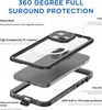 Étui imperméable IP68 pour iPhone 15 Pro Max 14 Pro iPhone 14 13 Pro Max Cover Full Protective Profost Dustoproftofropward