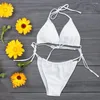 Women's Swimwear Women Bikini Set Stylish Floral With High Waist Cover Up Skirt Sexy Beachwear For Quick Drying Swimsuit