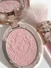 Bloem kent Strawberry Rococo Blusher reliëf Blush Face Makeup Mat Waterdichte Natuurlijk Naakt Brightening Cheek Cosmetics 240410