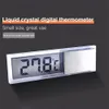 Fish Tank Thermometer 3d Perspective Effect Simple Fish Tank Utensils Temperature Measurement Tools Pet Products Lcd Thermometer