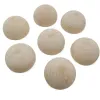 5/10/20/50/100pcs Niedokończone na wpół drewniane kulki podzielone DIY Mini pół drewniane koraliki Craft Drewniane koraliki Ball 12-30 mm