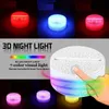 Base leggera di plastica per la luce notturna per display lampada a led acrilico 3D base colorata di anime dignit a touch droga