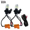 Accessoires de lumière de voiture TCART PY21W / BAY15S1156 DRL LUMIÈRES DE DAYIME POUR RENAULT DACIA DRL avec des clignotants avant tout en un