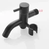 Rubinetto bidet set di slot mop in ottone nera tocco di acqua fredda per acqua fredda Valvola ardente di cromio bidets pistola spray doccia