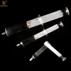 1st 2 ml 5 ml 10 ml 20 ml glas spruta Injektor Sampler dispensering med bläck kemisk medicin