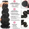 12A BRAZILIAN BODY WAVE Hårbuntar Natural Color Remy Human Weave 1234 PCS grossistpris för svarta kvinnor 240401