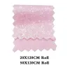 Qibu 50x120cm Feste Farbe Glitzer Stoff lila weiße Kunstlederbrötchen DIY Haarbogenzubehör hausgemachte Taschen Materialien