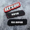 Patch personalizzato Let's Go GO GO FULLE COMMOTO COMPITO Striscia Next Armband Creative Morale Patch fai -da -te Cuciolo patch Loop Loop Patch