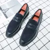 Повседневная обувь Итальянские мокасины Заглех Оксфордские мужские лоферы Классические оригинальные заостренные кожу скальпа Сказочная тенденции моды 38-48