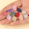 20pcs 15.5x12mm Multicolour Auspicious Clouds Shape Czech Lampwork Crystal Glass Flat Beads For Jewelry Making DIY Accessories