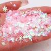 Transparent Nail Sequins Mixed Star Snowflake Shell Flakes Sequin Paillettes for Nails Art Manicure Wedding Decor Confetti 20g