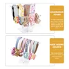 Holder Headband Stand Organizer Acrylic Display Hair Rack Jewelry Bracelet Scrunchies Hairband Hoops Headwear Watch Tie