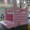 15x15x10ft-4.5mlx4.5mwx3mh Activités extérieures Boungers de mariage gonflables Pink / Orange / White House Saut château gonflable pour la fête d'anniversaire de mariage