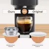 Nur mit Nespresso Vertuo Nächstes Vertuolin wiederverwendbares Edelstahlkapsel Nachfüllbar Kaffeefilter mit Original Pod 240411