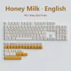 Accesorios Leche Honey PBT KeyCap XDA Inglés Japonés Japonés Thai ruso Coreano para juegos Mecánicos de juegos para Cherry MX Switch